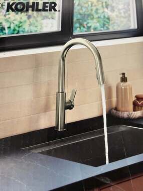 Kohler Rodean pull-down stainless finish kitchen faucet